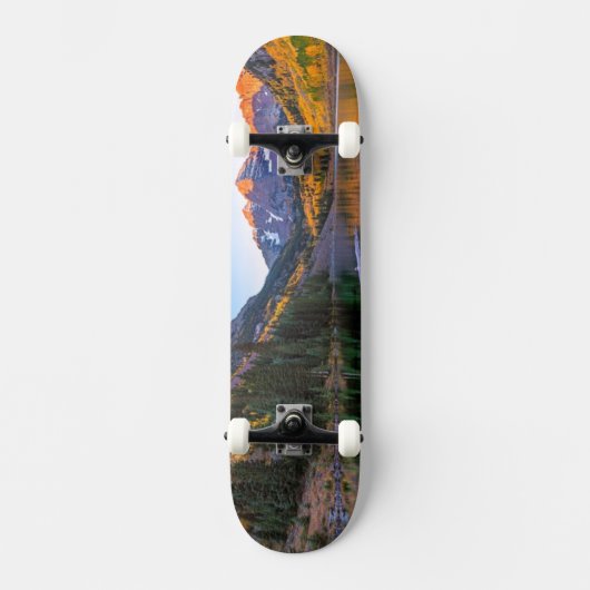 Maroon Bells Alpen Glow Persoonlijk Skateboard (Voorkant)
