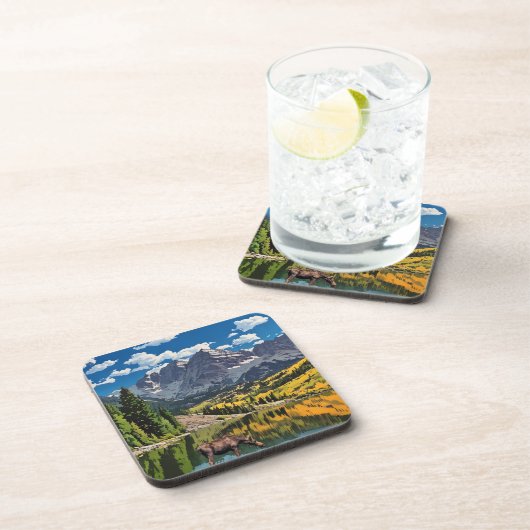 Maroon Bells Bier Onderzetter (Rechterzijde)