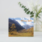 Maroon Bells Briefkaart (Staand voorkant)