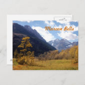 Maroon Bells Briefkaart (Voorkant / Achterkant)