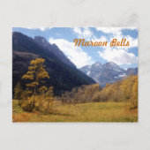 Maroon Bells Briefkaart (Voorkant)