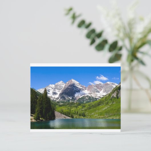 Maroon Bells Briefkaart (Staand voorkant)