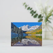 Maroon Bells Briefkaart (Staand voorkant)