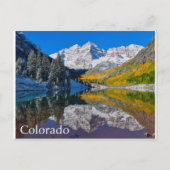 Maroon Bells Briefkaart (Voorkant)