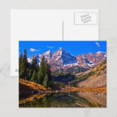 Maroon Bells Briefkaart (Voorkant / Achterkant)
