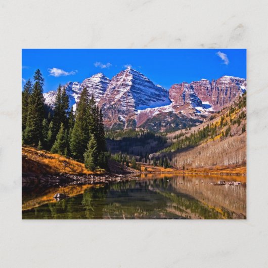 Maroon Bells Briefkaart (Voorkant)