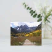 Maroon Bells Briefkaart (Staand voorkant)