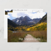 Maroon Bells Briefkaart (Voorkant / Achterkant)