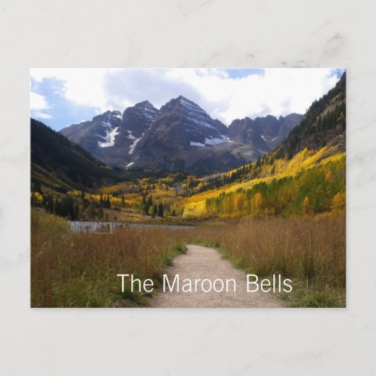Maroon Bells Briefkaart (Voorkant)
