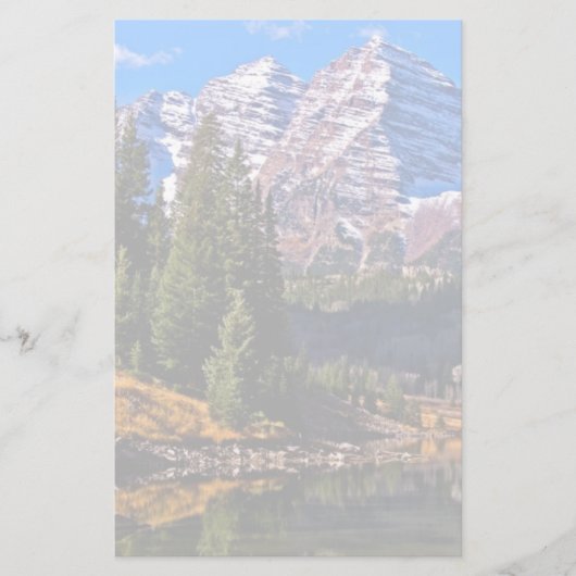 Maroon Bells Briefpapier (Voorkant)