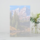 Maroon Bells Briefpapier (Staand voorkant)