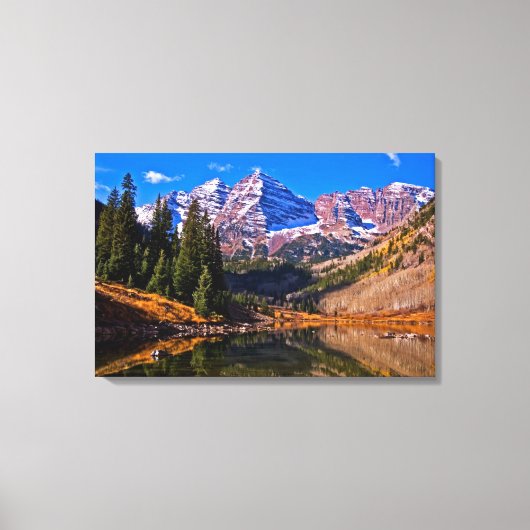 Maroon Bells Canvas Afdruk (Voorkant)