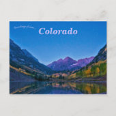 Maroon Bells Colorado Briefkaart (Voorkant)