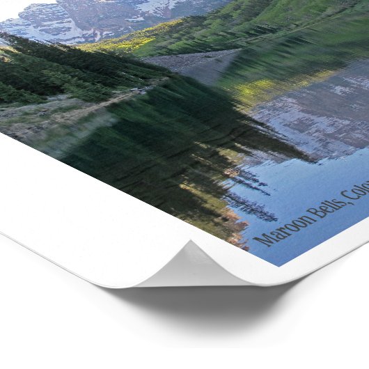 Maroon Bells, Colorado Poster (Hoek)