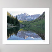 Maroon Bells, Colorado Poster (Voorkant)