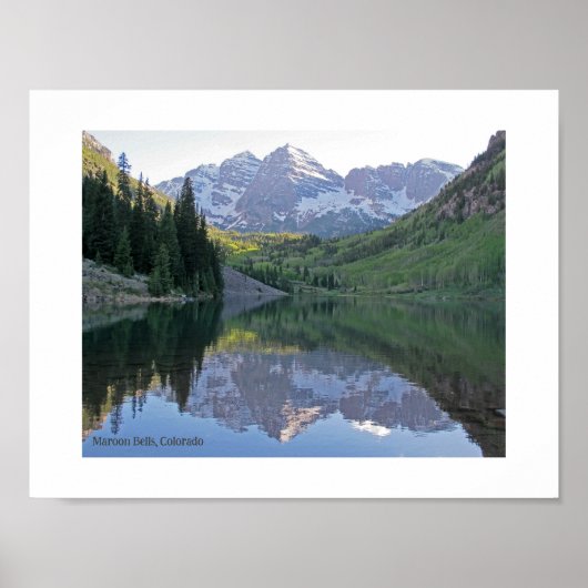 Maroon Bells, Colorado Poster (Voorkant)