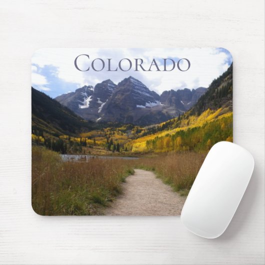 Maroon Bells Colorado Souvenir Muismat (Met muis)