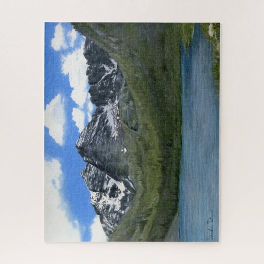 Maroon Bells Drawing Puzzle Legpuzzel (Verticaal)