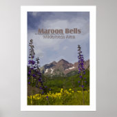 Maroon Bells Floral - poster (Voorkant)