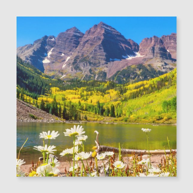 Maroon Bells in Aspen, Colorado (Voorkant)