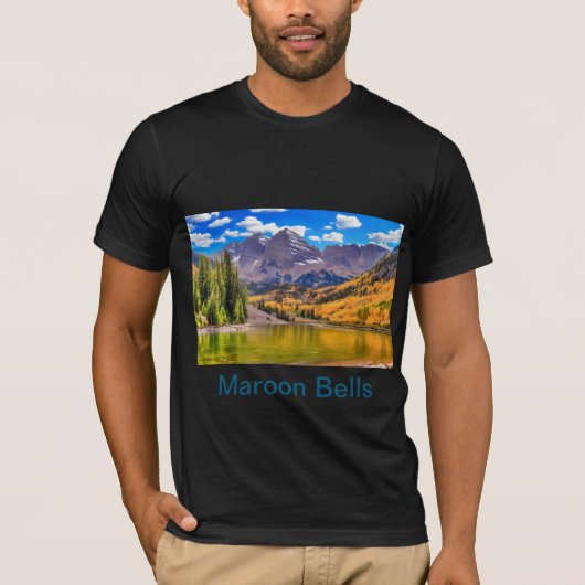 Maroon Bells in Aspen, Colorado T-shirt (Voorkant)