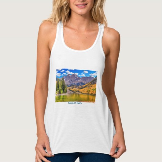 Maroon Bells in Aspen, Colorado Tanktop (Voorkant)