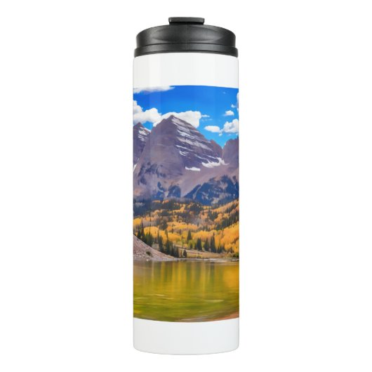 Maroon Bells in Aspen, Colorado Thermosbeker (Voorkant)