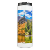 Maroon Bells in Aspen, Colorado Thermosbeker (Achterkant)