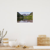 Maroon Bells in de herfst, Colorado Poster (Keuken)