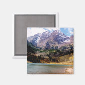 Maroon Bells in het najaar Magneet (Voorkant / Achterkant)