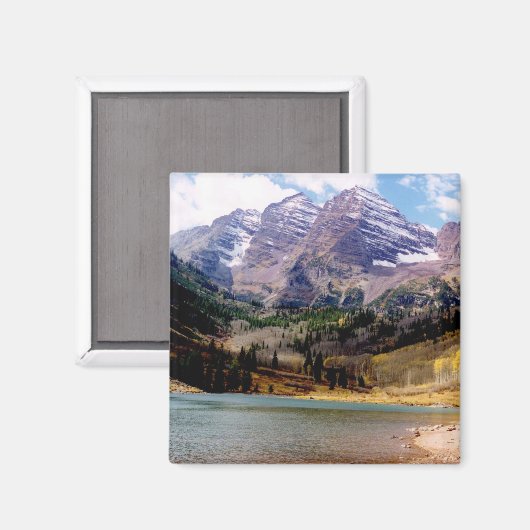 Maroon Bells in het najaar Magneet (Voorkant / Achterkant)