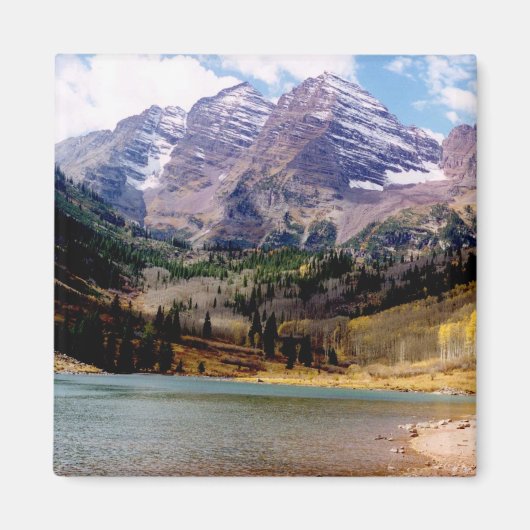 Maroon Bells in het najaar Magneet (Voorkant)