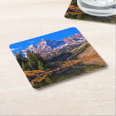 Maroon Bells Kartonnen Onderzetters (Schuin)