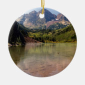 Maroon Bells Keramisch Ornament (Voorkant)
