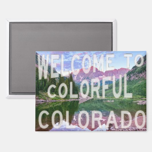 Maroon Bells Magnet (Voorkant / Achterkant)