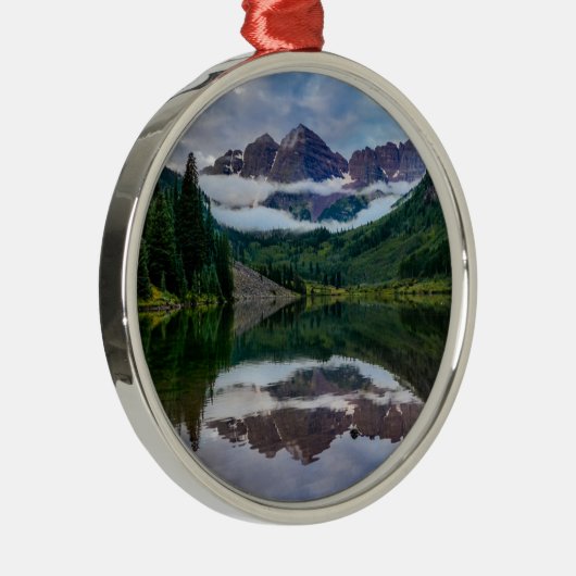 Maroon Bells Metalen Ornament (Rechts)