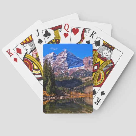Maroon Bells Pokerkaarten (Achterkant)