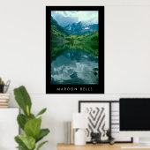 Maroon Bells Poster (Thuiskantoor)