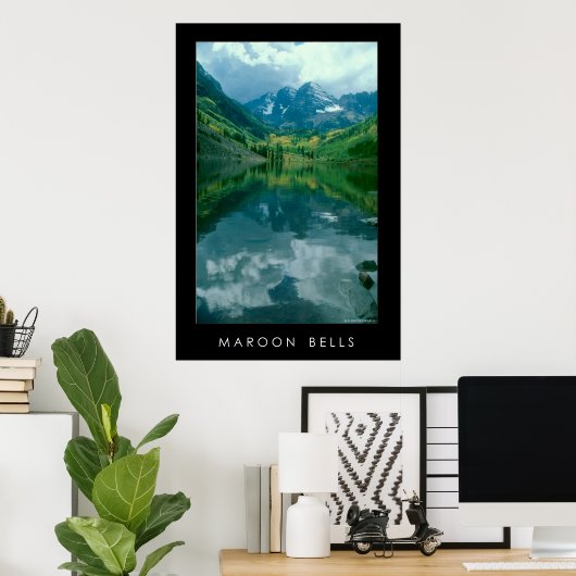 Maroon Bells Poster (Thuiskantoor)