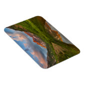 Maroon Bells reflecteert in Calm Maroon Lake 2 Magneet (Rechterzijde)