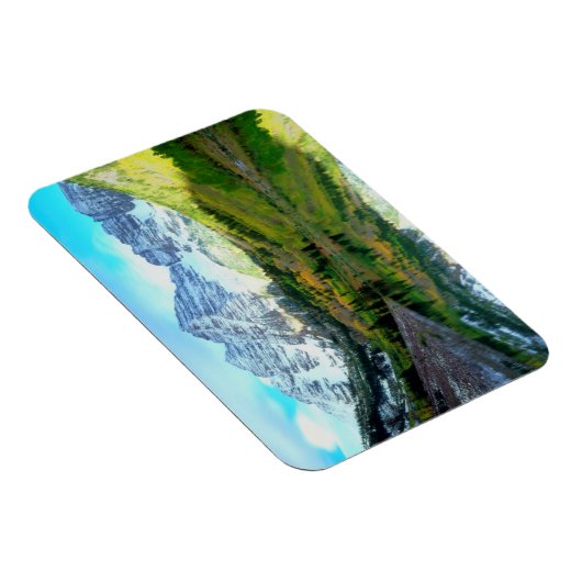 Maroon Bells reflecterend in Maroon Lake Magneet (Rechterzijde)