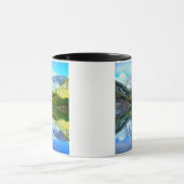 Maroon Bells reflecterend in Maroon Lake Mok (Midden)