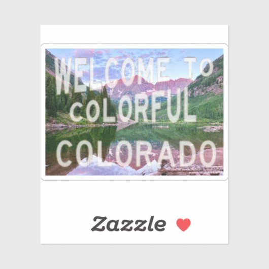 Maroon Bells Sticker (Vel)