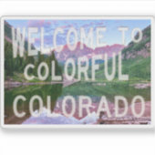 Maroon Bells Sticker (Voorkant)
