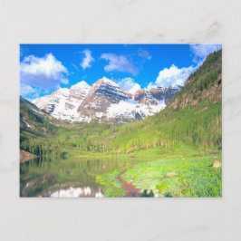 Maroon Bells Summer Meadow Briefkaart