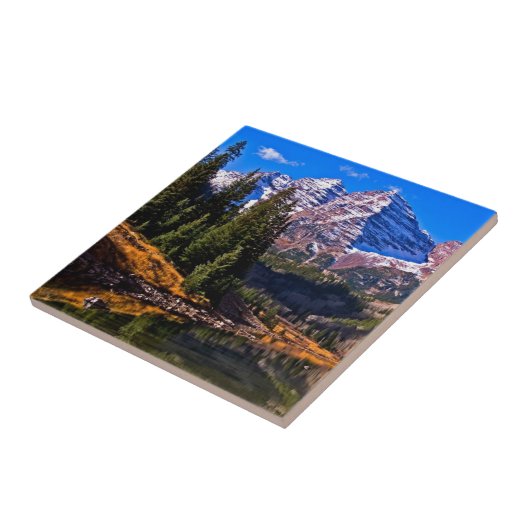 Maroon Bells Tegeltje (Zijkant)