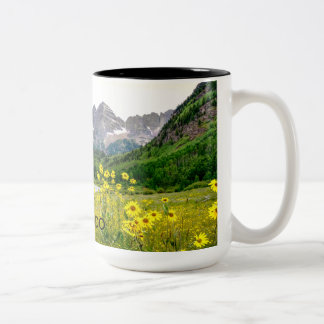 Maroon Bells Tweekleurige Koffiemok