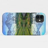 Maroon Bells weerspiegelend in Maroon Lake Case-Mate iPhone Case (Achterkant (horizontaal))