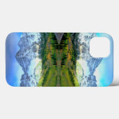 Maroon Bells weerspiegelend in Maroon Lake Case-Mate iPhone Case (Achterkant (horizontaal))
