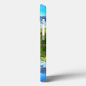 Maroon Bells weerspiegelend in Maroon Lake Case-Mate iPhone Case (Achterkant / Links)